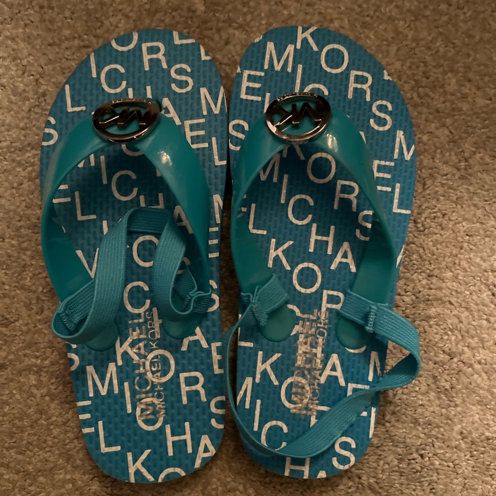 Kids Michael Kors Flip flops Size 11/12